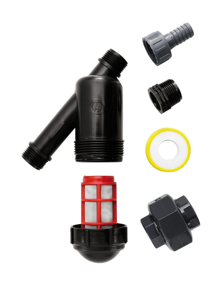 Kärcher 4.730-102.0 - Filtro de agua para la entrada del equipo con adaptador R 3/4 y 1 pulgada