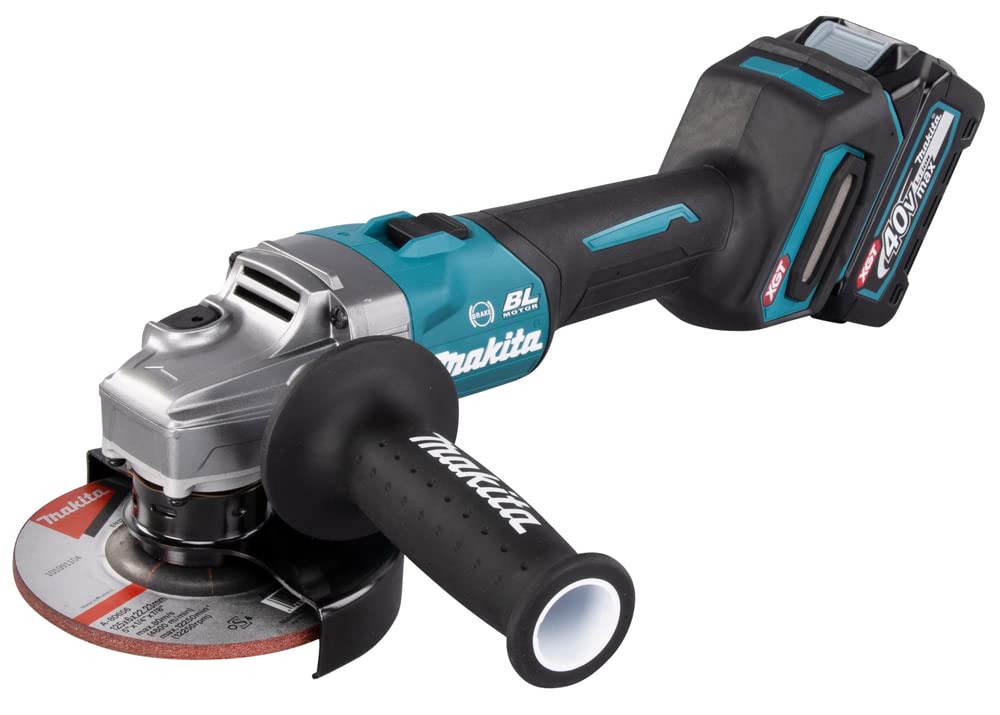 Makita GA005GZ01 - 40V Max Li-ion XGT Amoladora angular sin escobillas de 125 mm suministrado en una funda Makpac – Baterías y cargador no incluidos