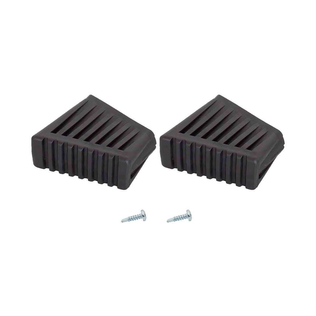 Krause 212474 - Pies de repuesto para escaleras Secury, Sepuro y Securo 50x20 mm (Lote de 2 uds)