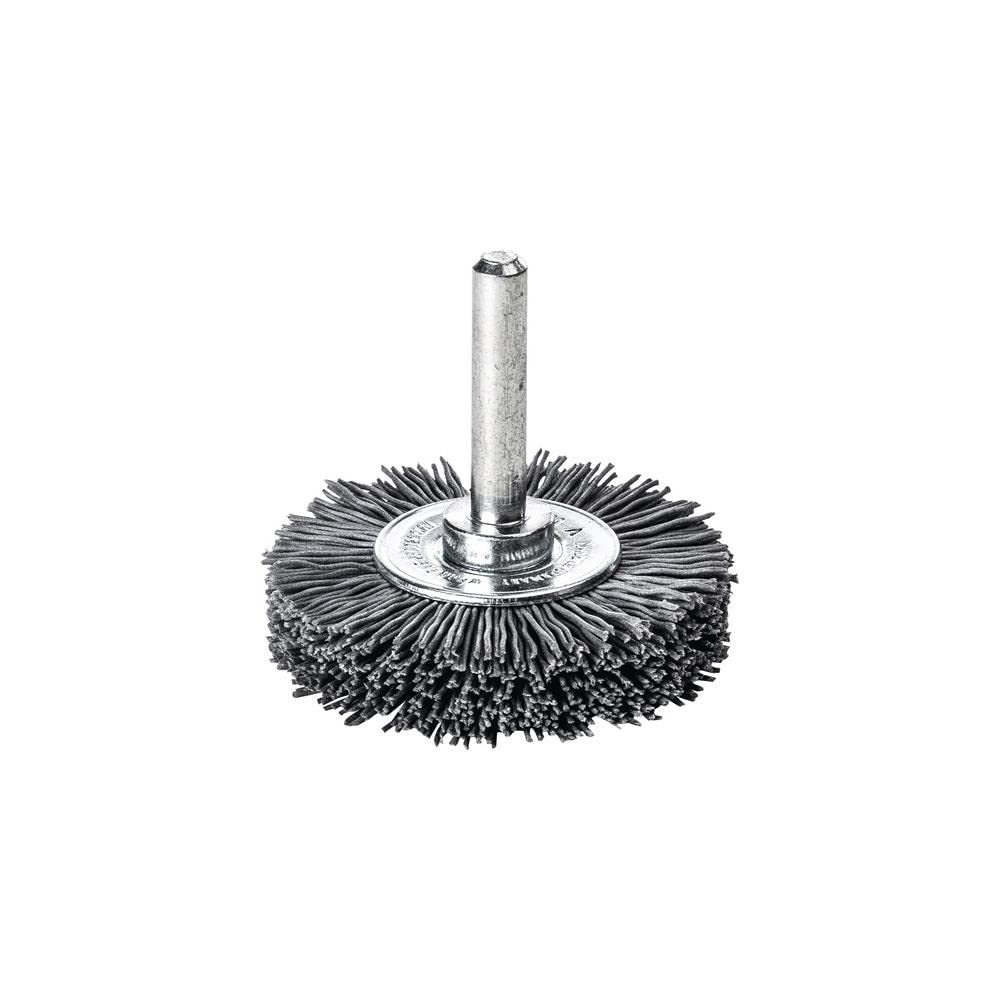 LessMann 415842 - Wheel brushes with 6 mm shank dia 50 x 10 mm abrasive nylon SIC K 120 / 1,10 mm