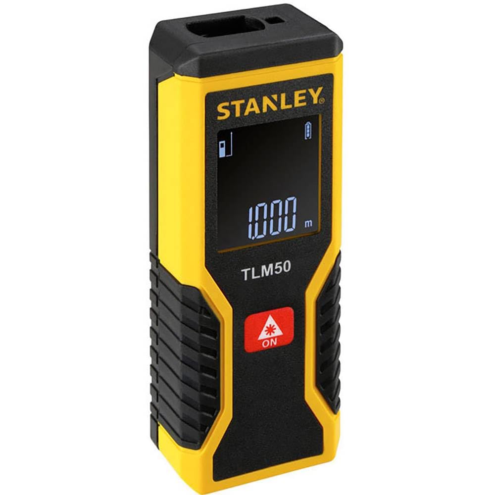 Stanley STHT1-77409 Medidor Láser 15 m - TLM50, Solo Distancias, Amarillo