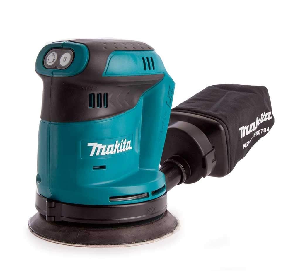 Makita DBO180Z - Lijadora excéntrica Negro, 125mm