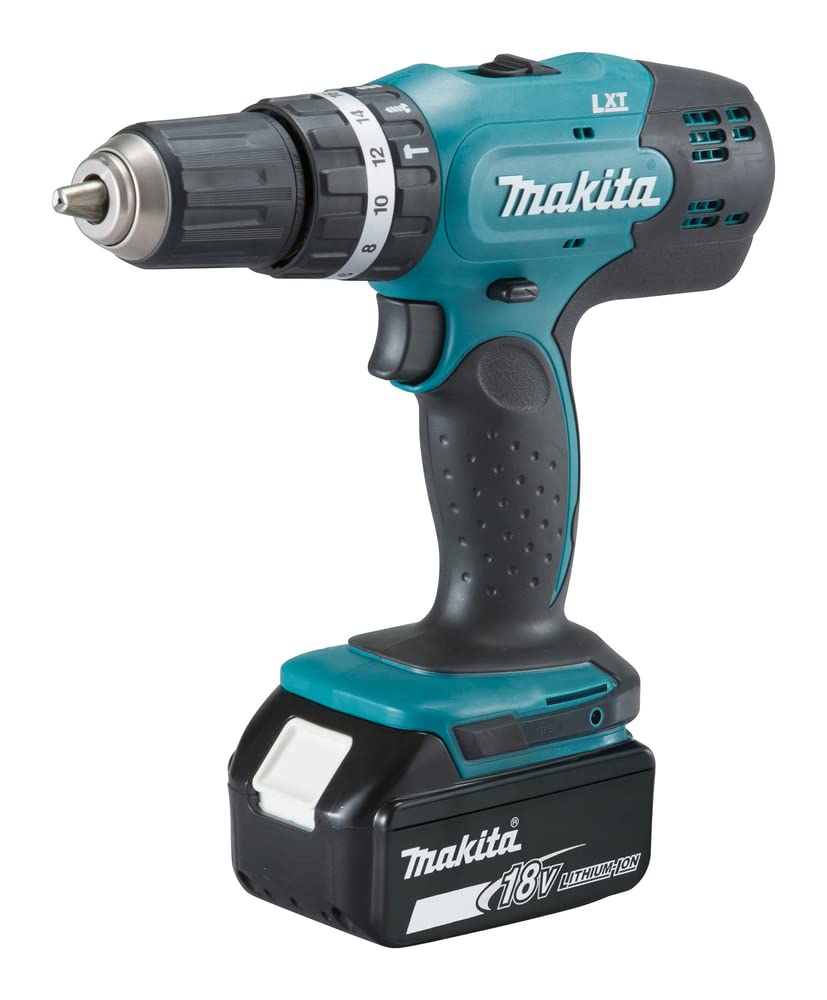 Makita DHP453RFE - Taladro Percusión Batería 18V LXT 13mm 42 Nm 2x3.0Ah MAKPAC