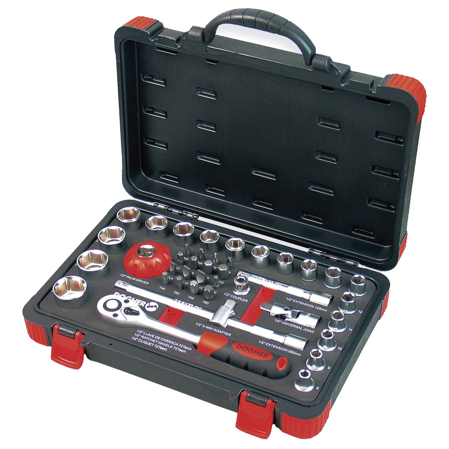 Dogher 531-003 - Maletin Vasos Hex 1/2 41 Pzas