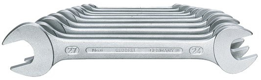 GEDORE 6-10 - Set of 10 Double-Ended Wrenches