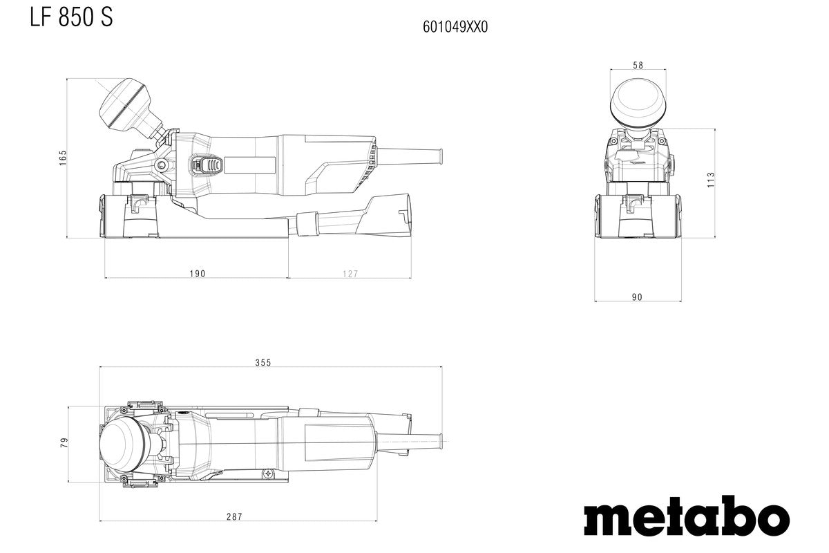 Metabo 601049500 - Fresadora de pintura LF 850 S