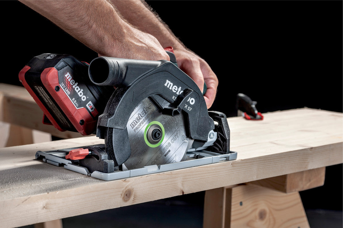Metabo 601857840 - Sierra circular manual de batería KS 18 LTX 57