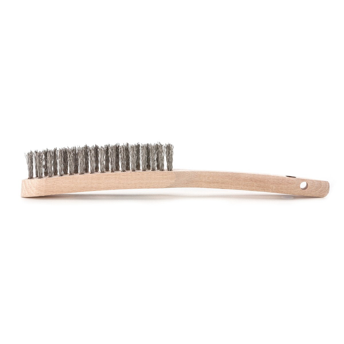 LessMann 104421 - Hand brushes 2 rows steel wire stainless ROF crimped 0,20 mm "LESSMANN"