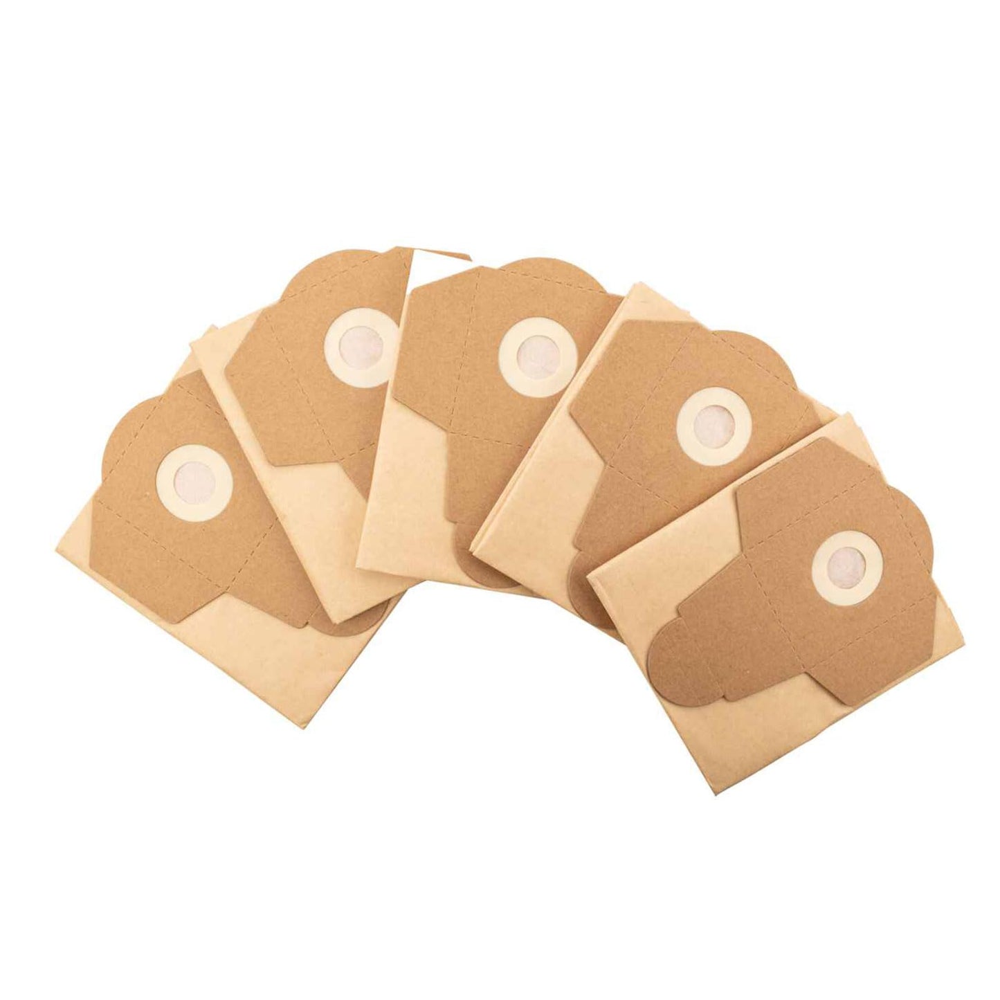 Scheppach 7907709703 - Bolsas de papel para aspirador NTS20, 20 L (Lote de 5 uds)