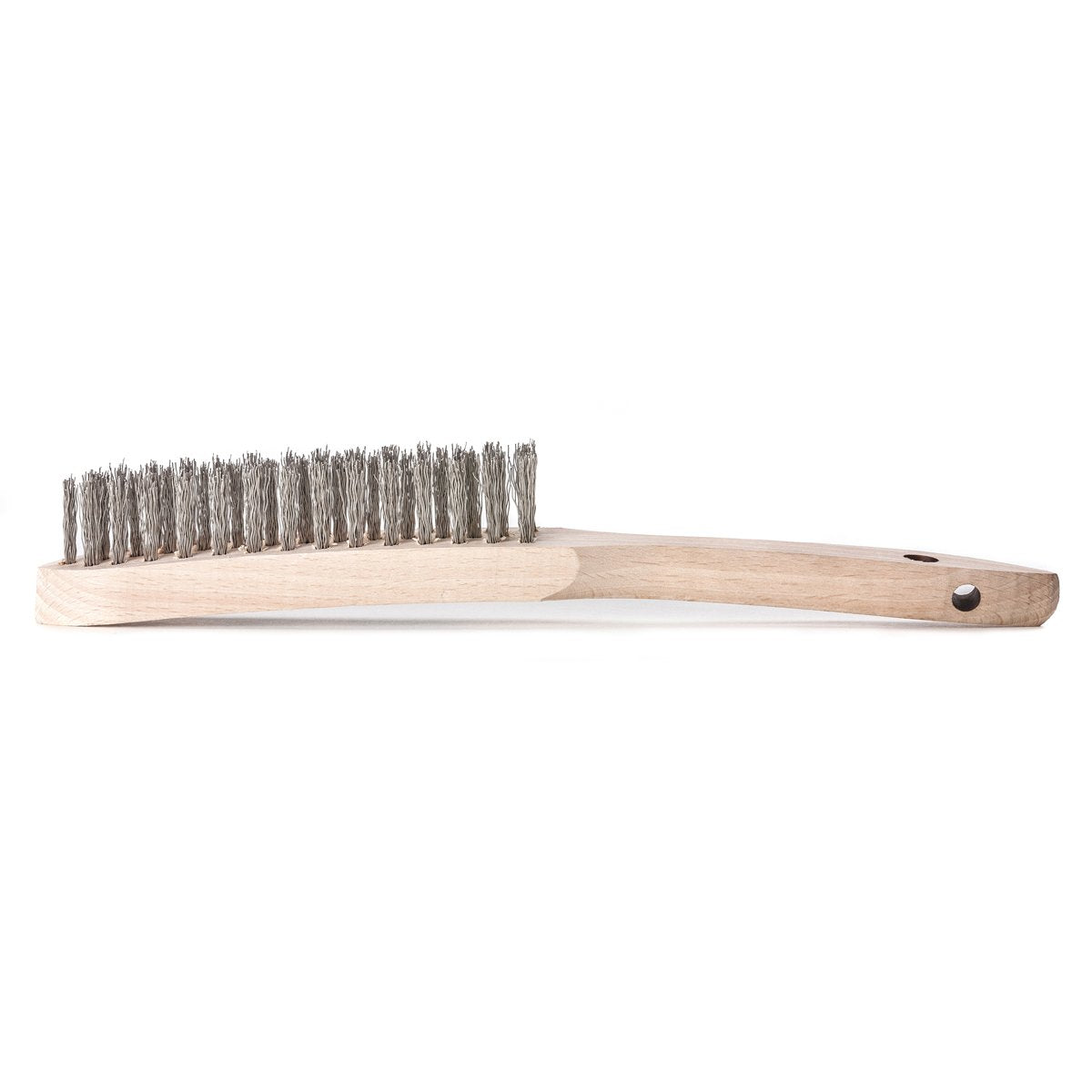 LessMann 104431 - Hand brushes 3 rows steel wire stainless ROF crimped 0,20 mm "LESSMANN"