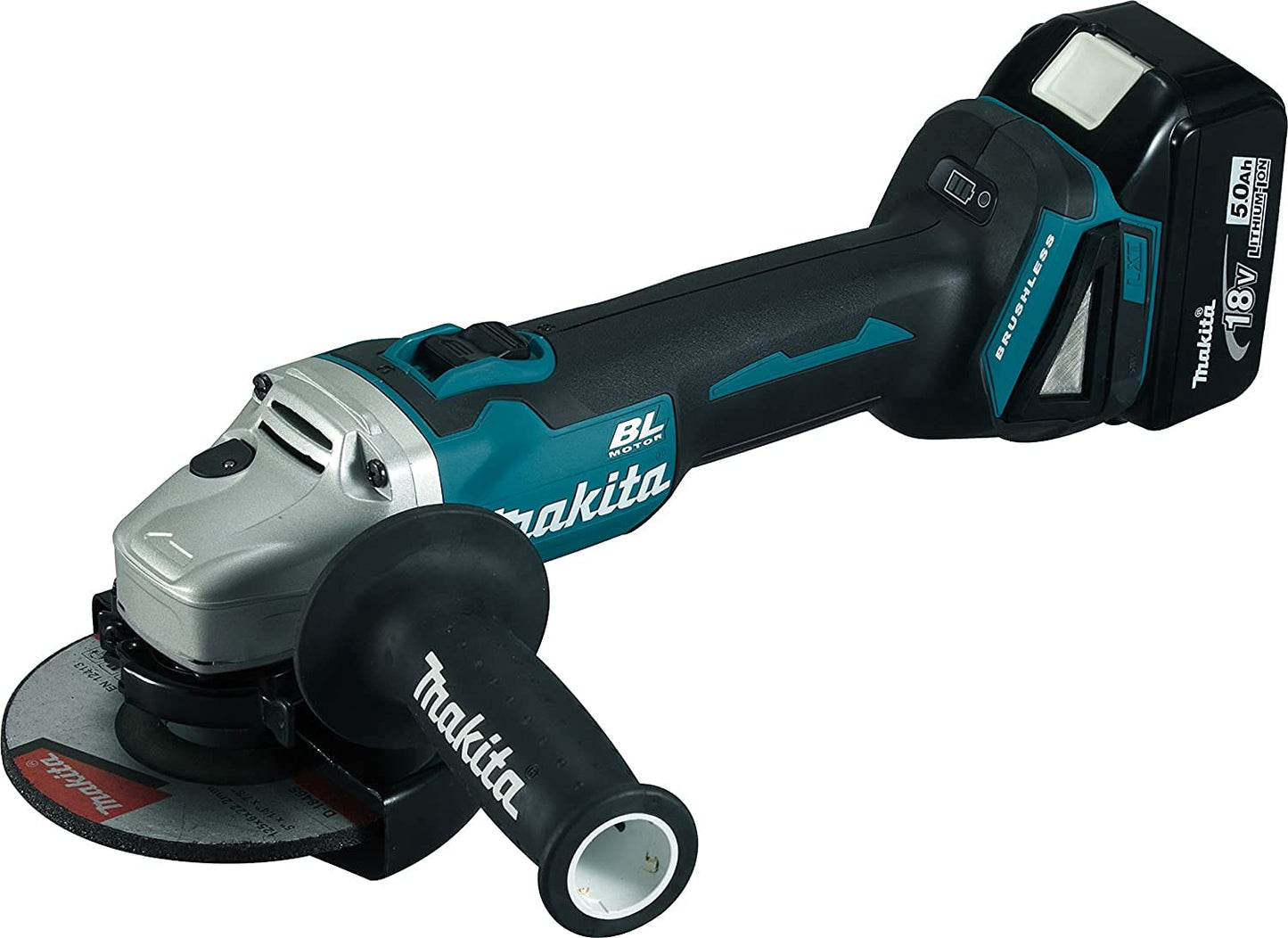 Makita DGA504RTJ - Amoladora angular, LXT, 18 V