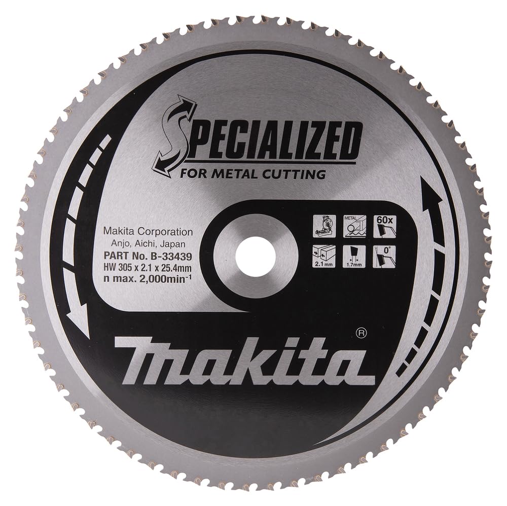 Makita B-33439 - Hoja de sierra circular especializada 305x254mm 60T Metal