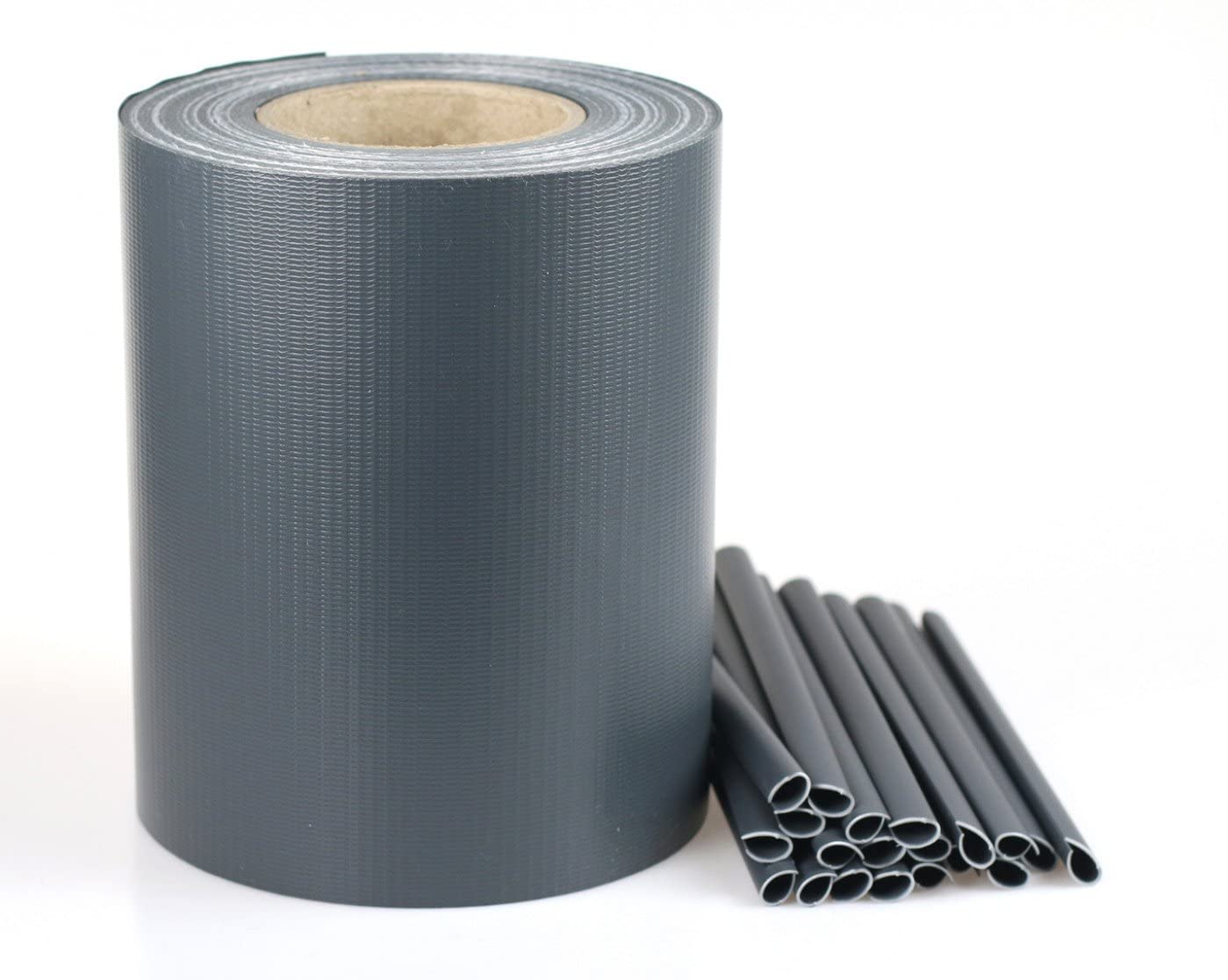 Cellfast 30-080 - Cinta de vallado + clips, 19 cm x 35 m, grafito
