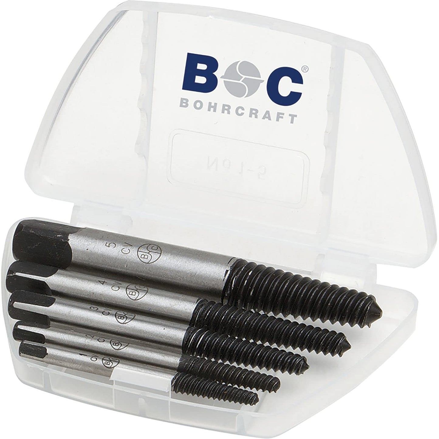 Bohrcraft 97001430008 - Jg. extractores de tornillos CV SE8 8-uds. // Tamaños 1-8