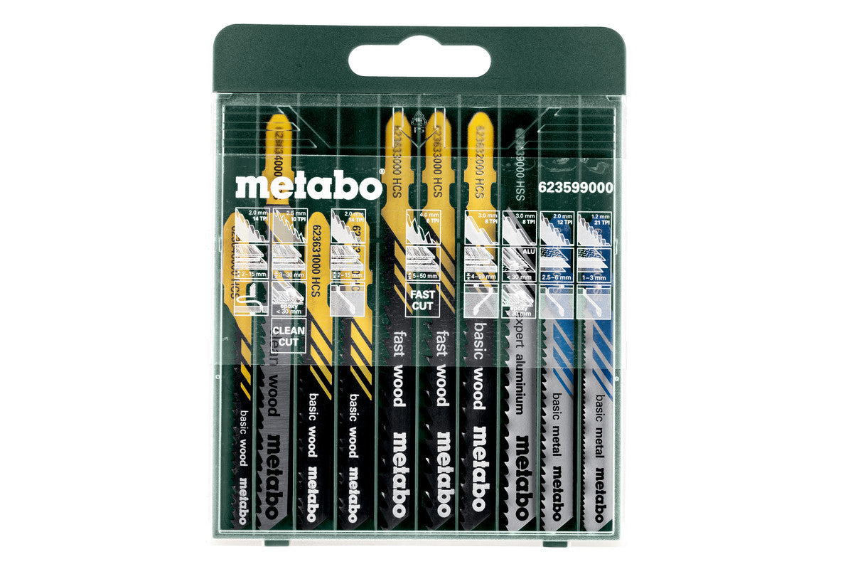 Metabo 623599000 - Juego de hojas para sierras de calar - SP 10 piezas