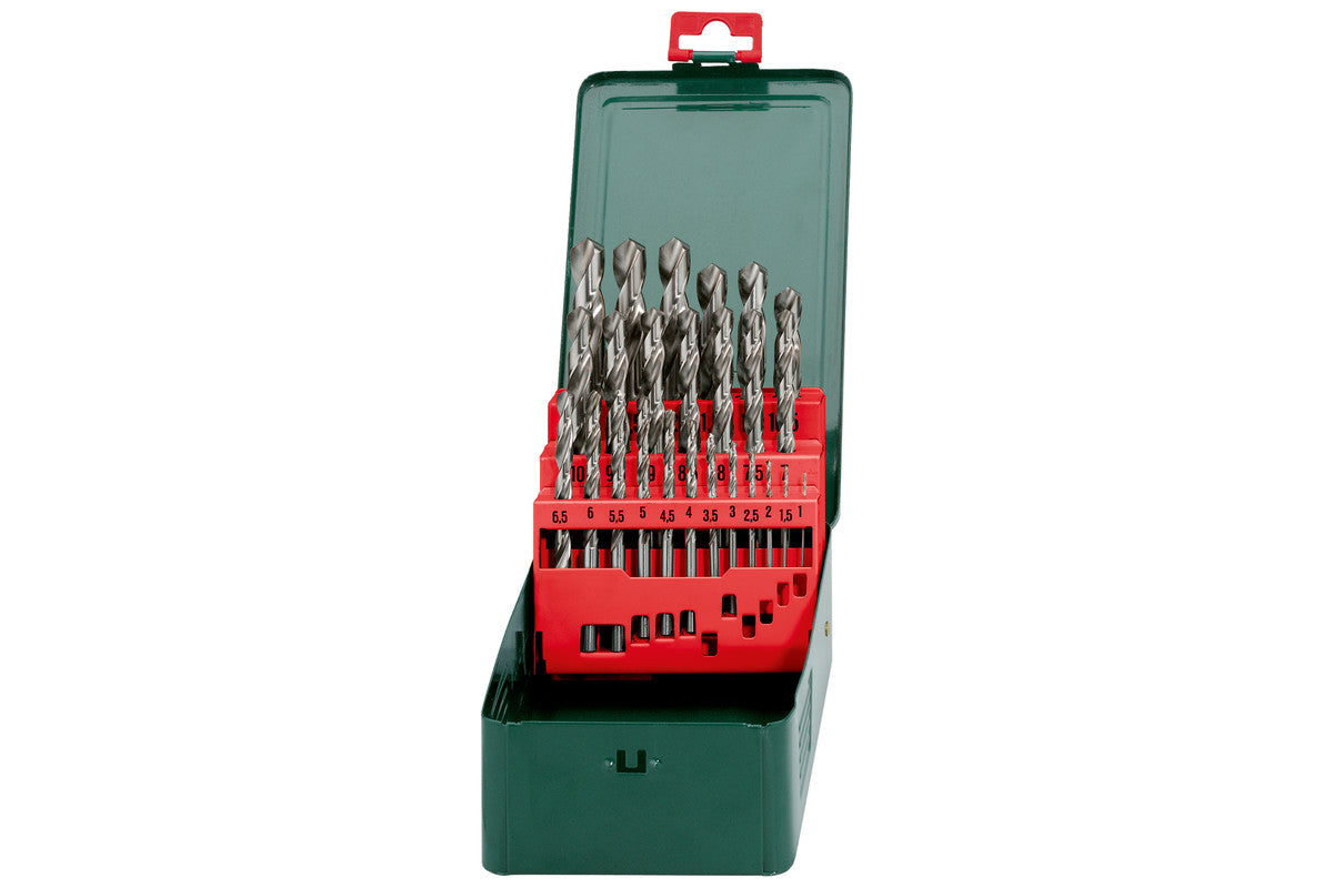 Metabo 627154000 - Estuche de brocas SP HSS-G, 25 piezas