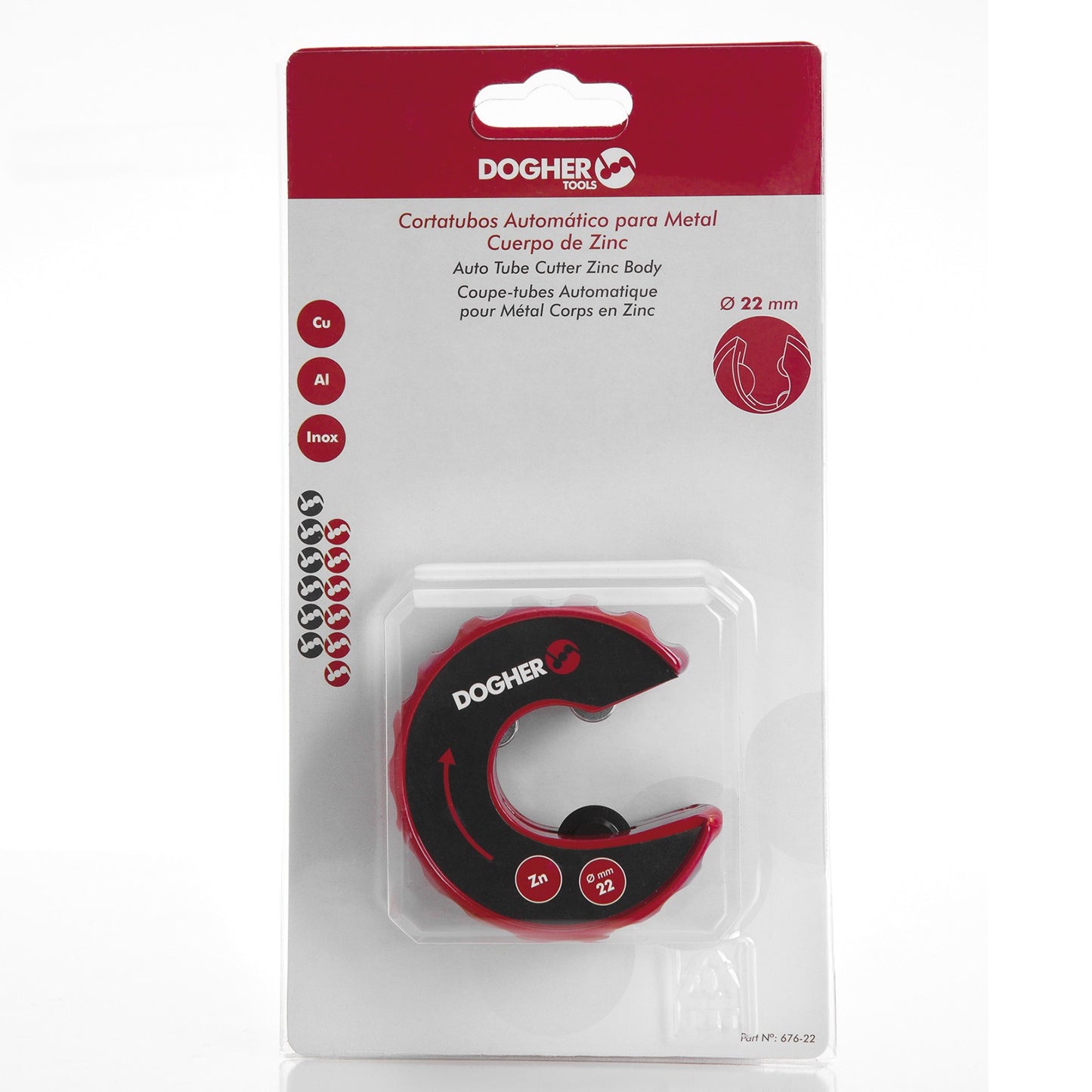 Dogher 676-22 - Cortatubos Automatico Para Metal 22Mm