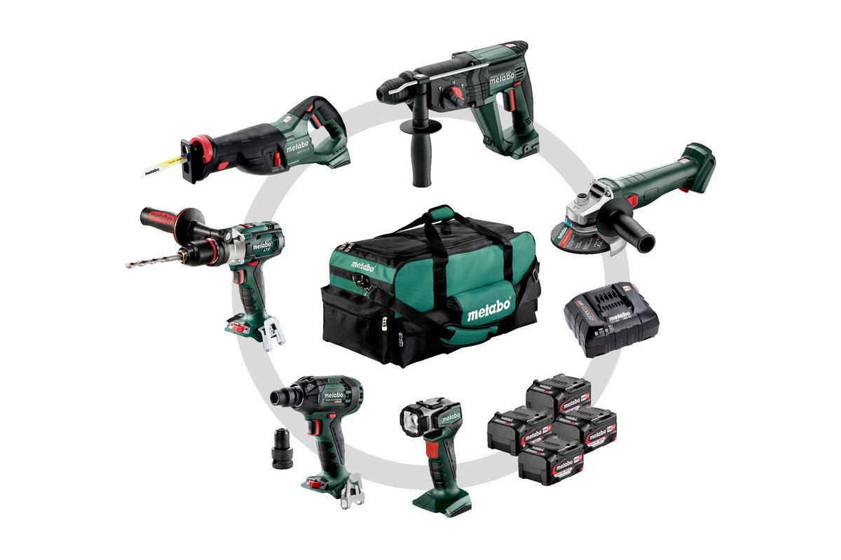 Metabo 685211000 - Combo Set de batería Ramo de la construcción 6.1