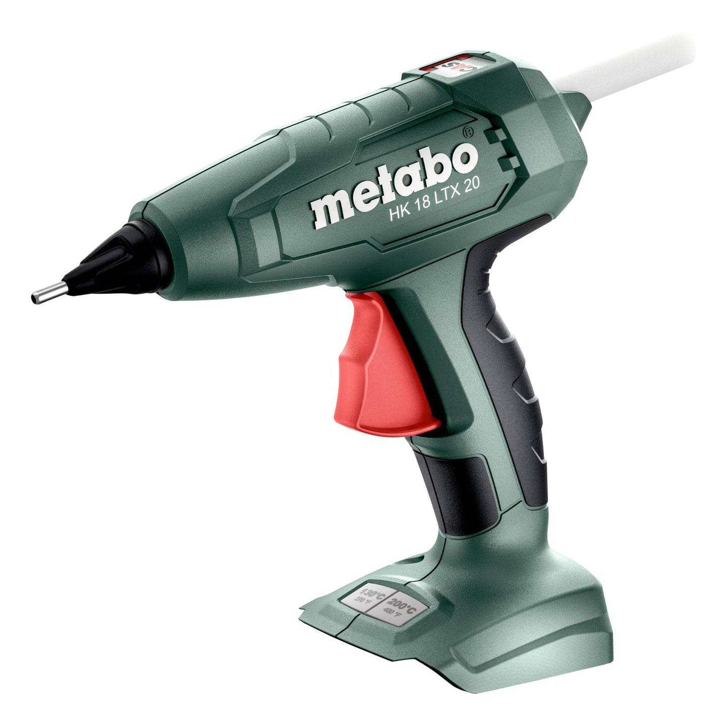 Metabo 600797850 - Pistola de cola HK 18 LTX 20 18 V, barras 11 mm, sin batería ni cargador