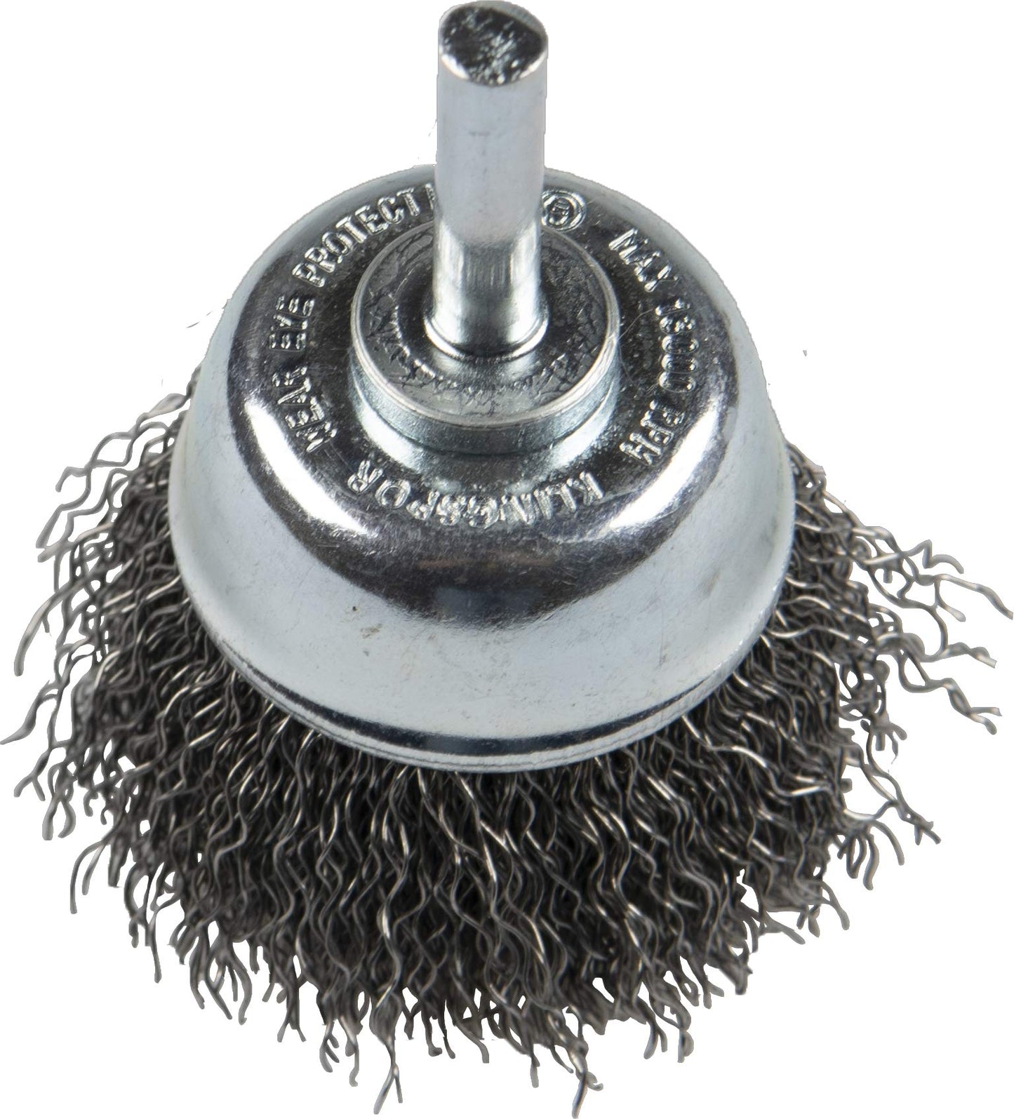 Klingspor 358331 - Cepillo de copa BTS 600 W de alambre de acero ondulado, 50 mm, vástago 6 mm