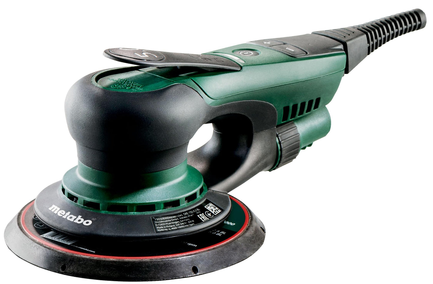 Metabo 615050000 - Lijadora excéntrica SXE 150-5.0 BL 150 mm, 350 W, sin escobillas