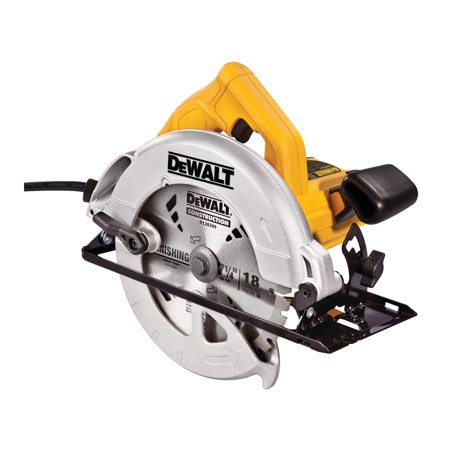 DeWalt DWE560-QS - Sierra circular 1.350 W, disco 184 mm, profundidad de corte 65 mm