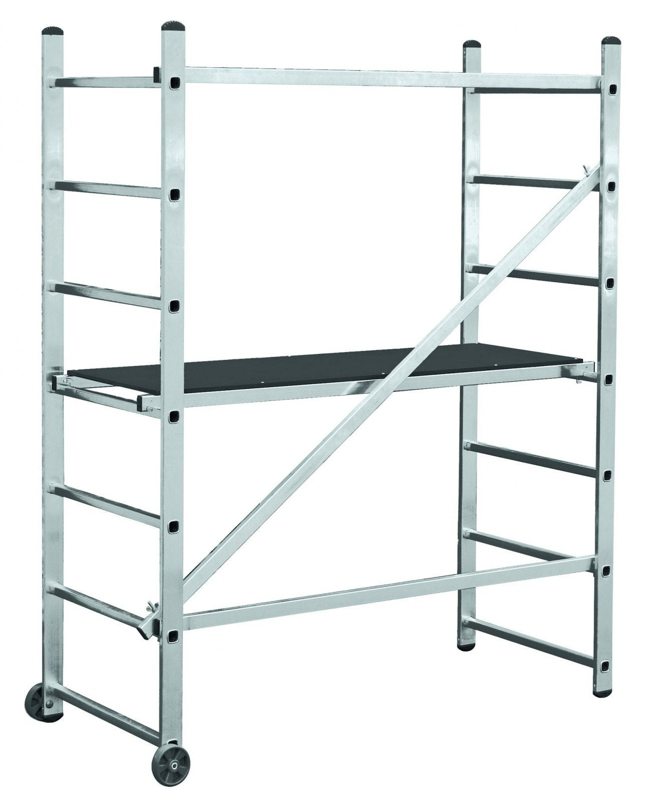 Krause 916174 - Andamio de escalera Corda Mini, altura de trabajo 3,00 m