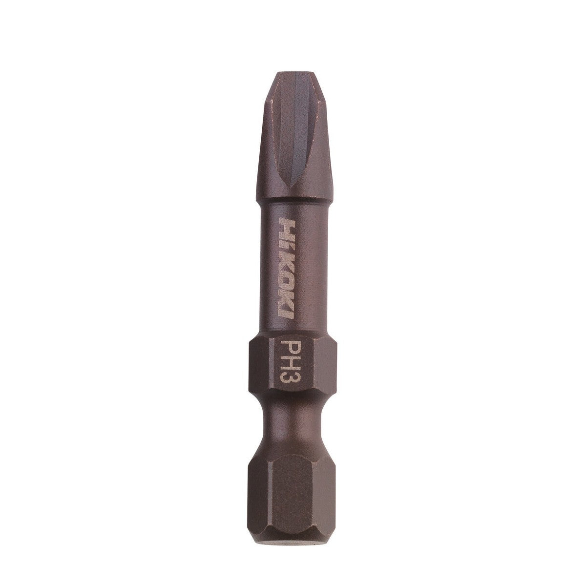 Hikoki 751172 - 3 puntas 1/4" Philipps PH2-38 mm, impacto