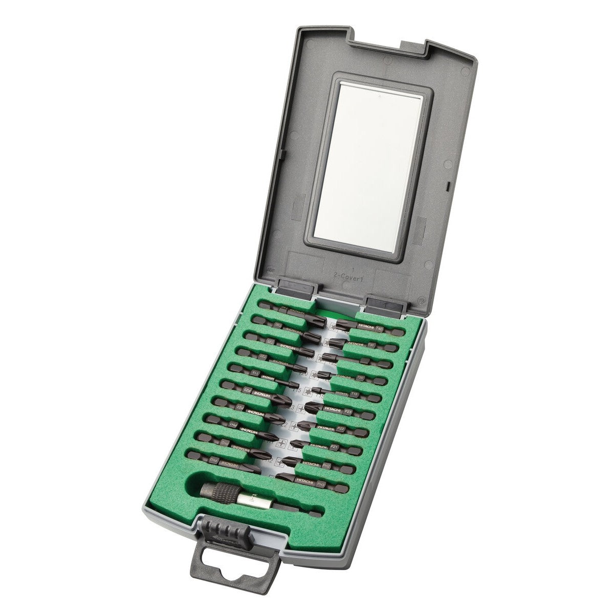 Hikoki 751190 - Caja de puntas 1/4", 21 piezas, 38 mm, impacto