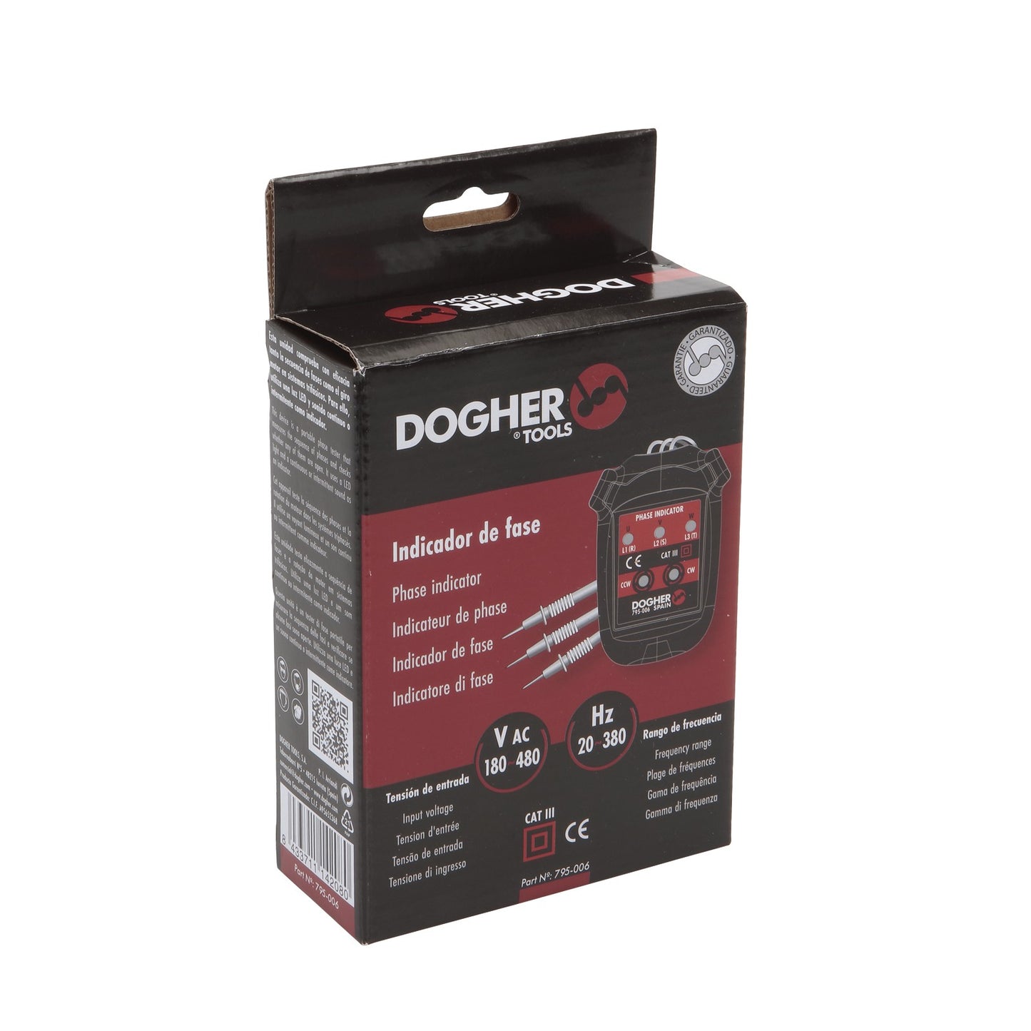 Dogher 795-006 - Comprobador De Rotacion De Fase
