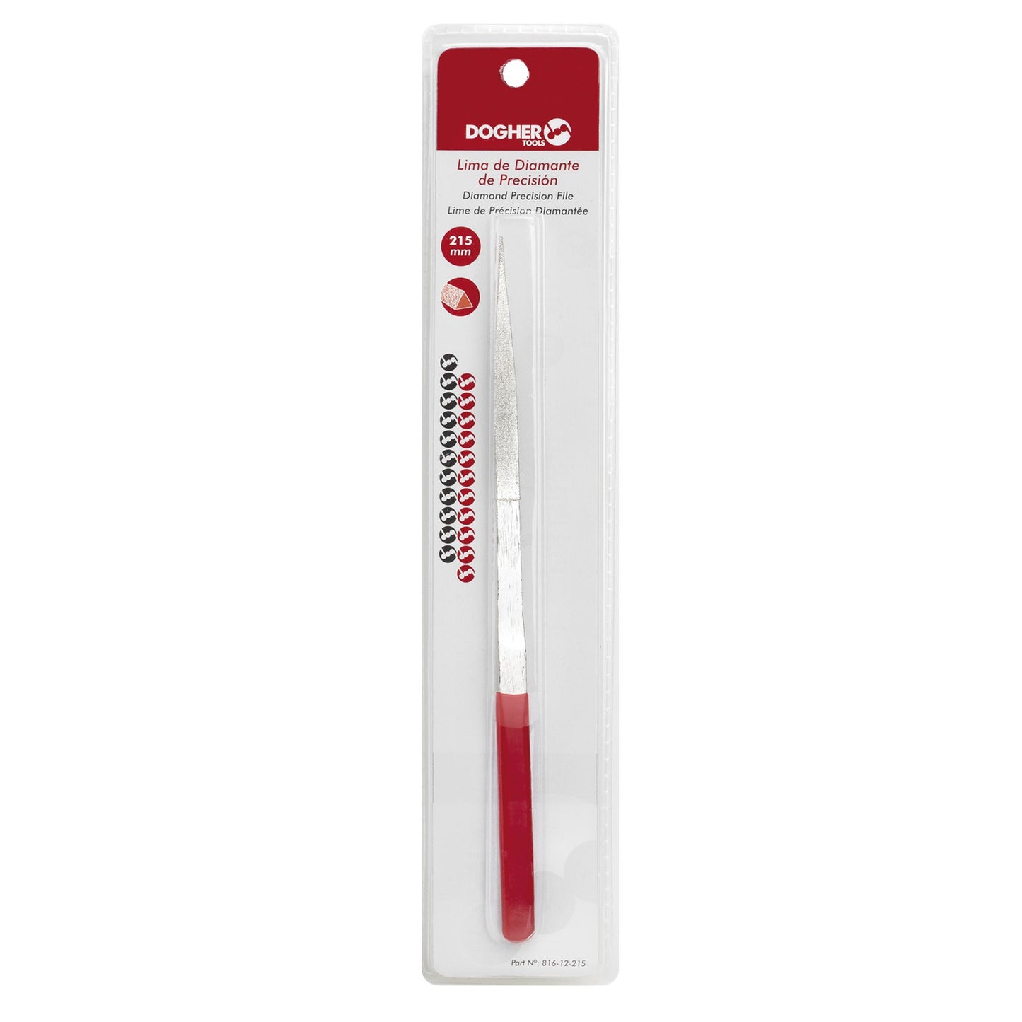Dogher 816-12-215 - Lima Precision Diamante Triangular 215Mm