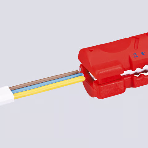 Knipex 16 64 125 SB - Pelacables para cables planos y redondos Knipex (en embalaje autoservicio)