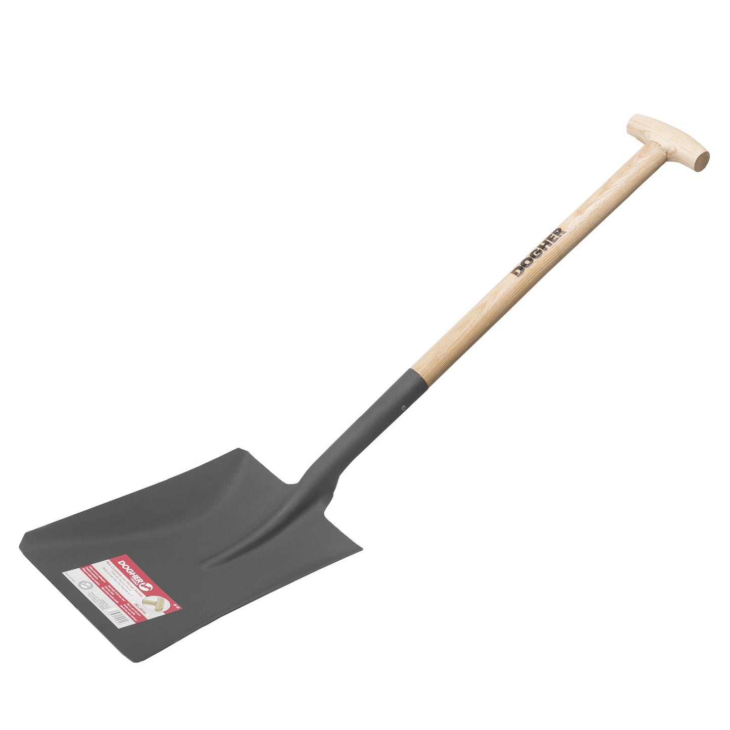 Dogher 870-020 - Pala Cuadrada M/Madera Muleta 280X340Mm