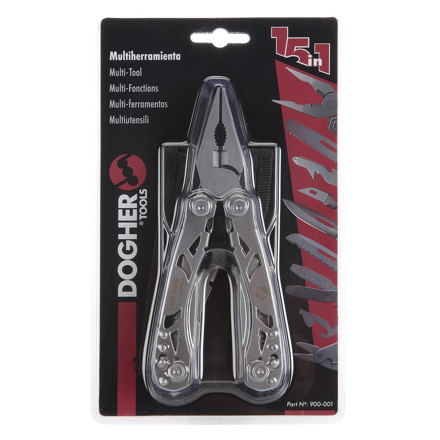 Dogher 900-001 - Multiherramienta Inox 160Mm 15 Funciones