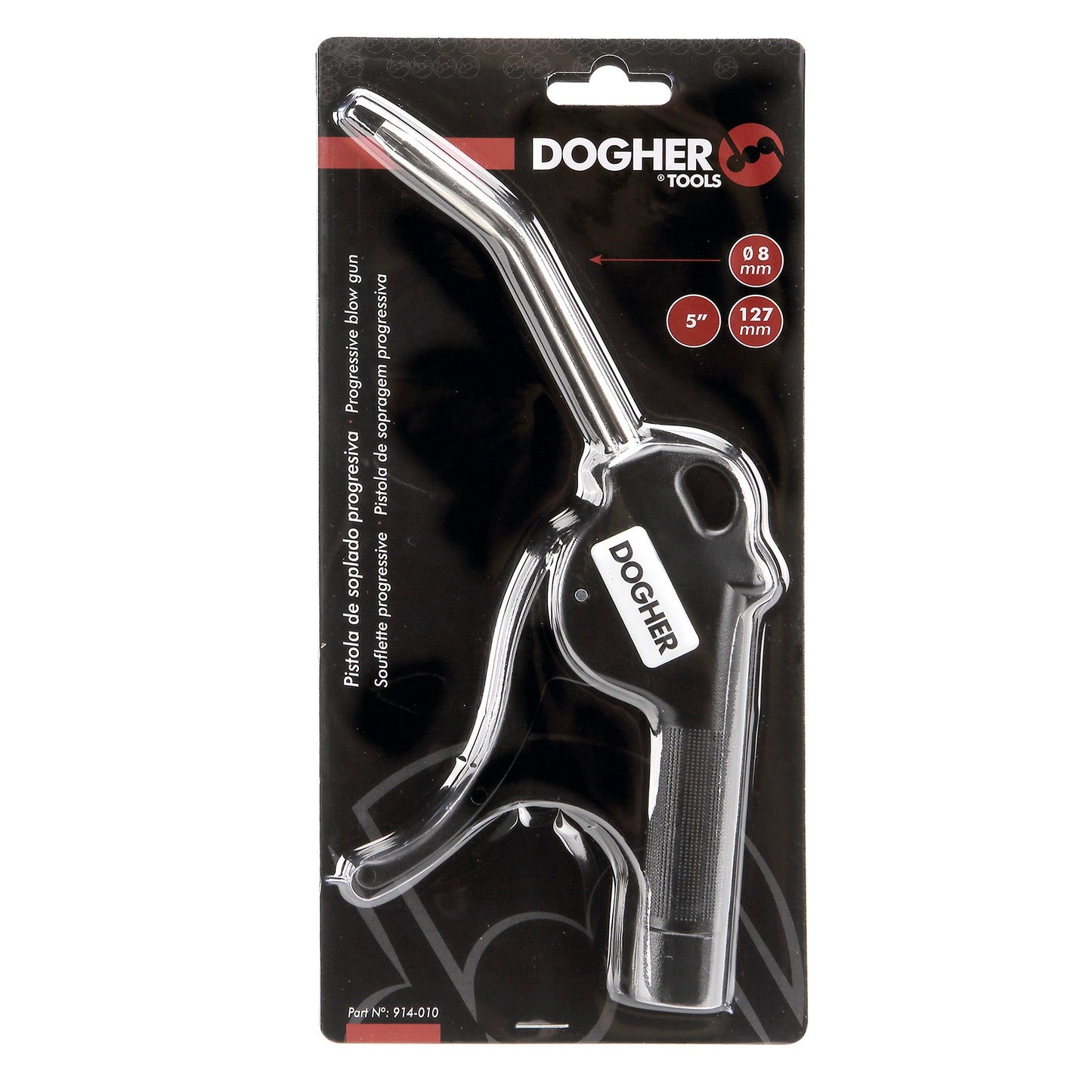Dogher 914-010 - Pistola De Soplado Progresiva 12Bar