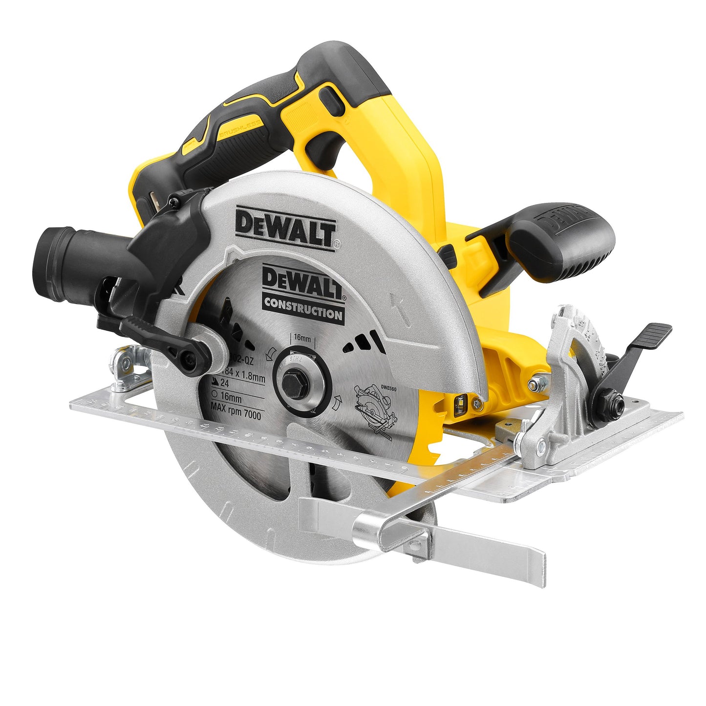 DeWalt DCS570N-XJ - Sierra circular 18 V XR sin escobillas 184 mm, sin batería ni cargador
