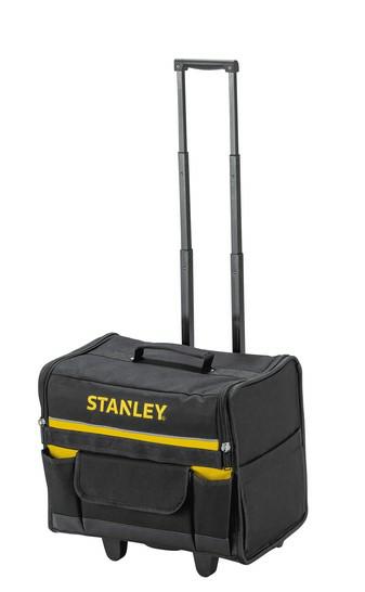 Stanley 1-97-515 - Bolsa Rígida con Ruedas, 44.5 x 25.5 x 42 cm, Negro / Gris