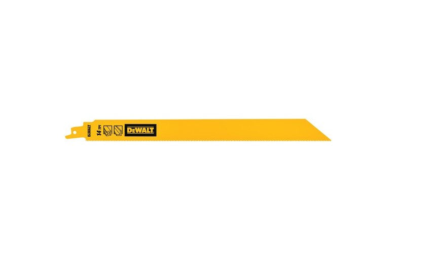 Cuchilla recíproca bimetálica de 1 pulgada de alto metal, 304 mm x 14 TPI (paquete de 5)