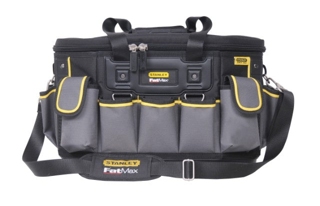 STANLEY FATMAX Bolsa rígida con parte superior redonda, organizador de almacenamiento de herramientas multifuncional, FMST1-70749, color