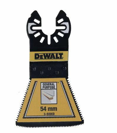 DEWALT Hoja oscilante bimetálica de 54 mm con 3 Lados (5 Piezas), DT20775-QZ