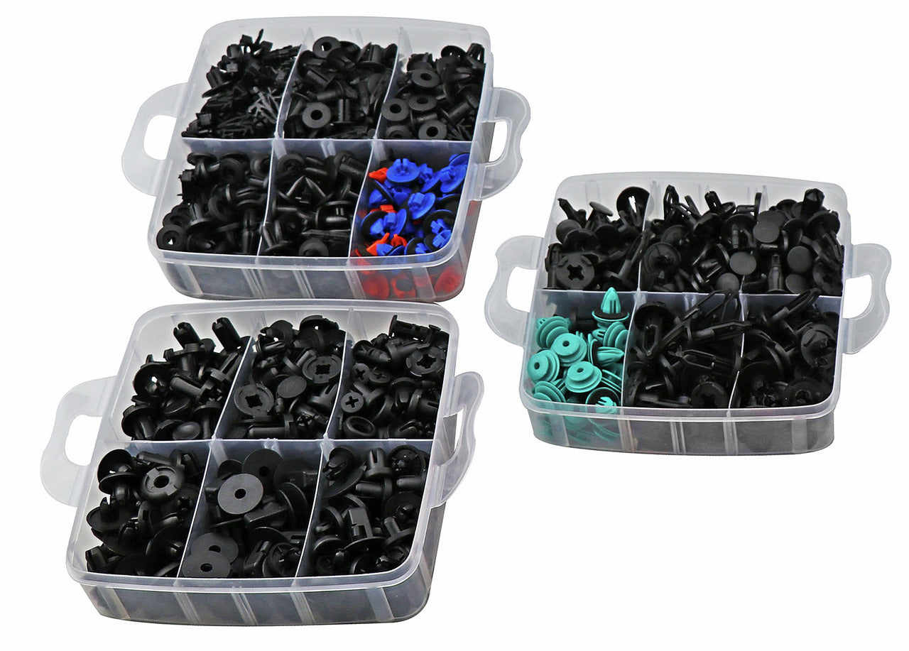 GEDORE Automotive R19002676 - Jeu de 676 clips de retenue avec levier de démontage