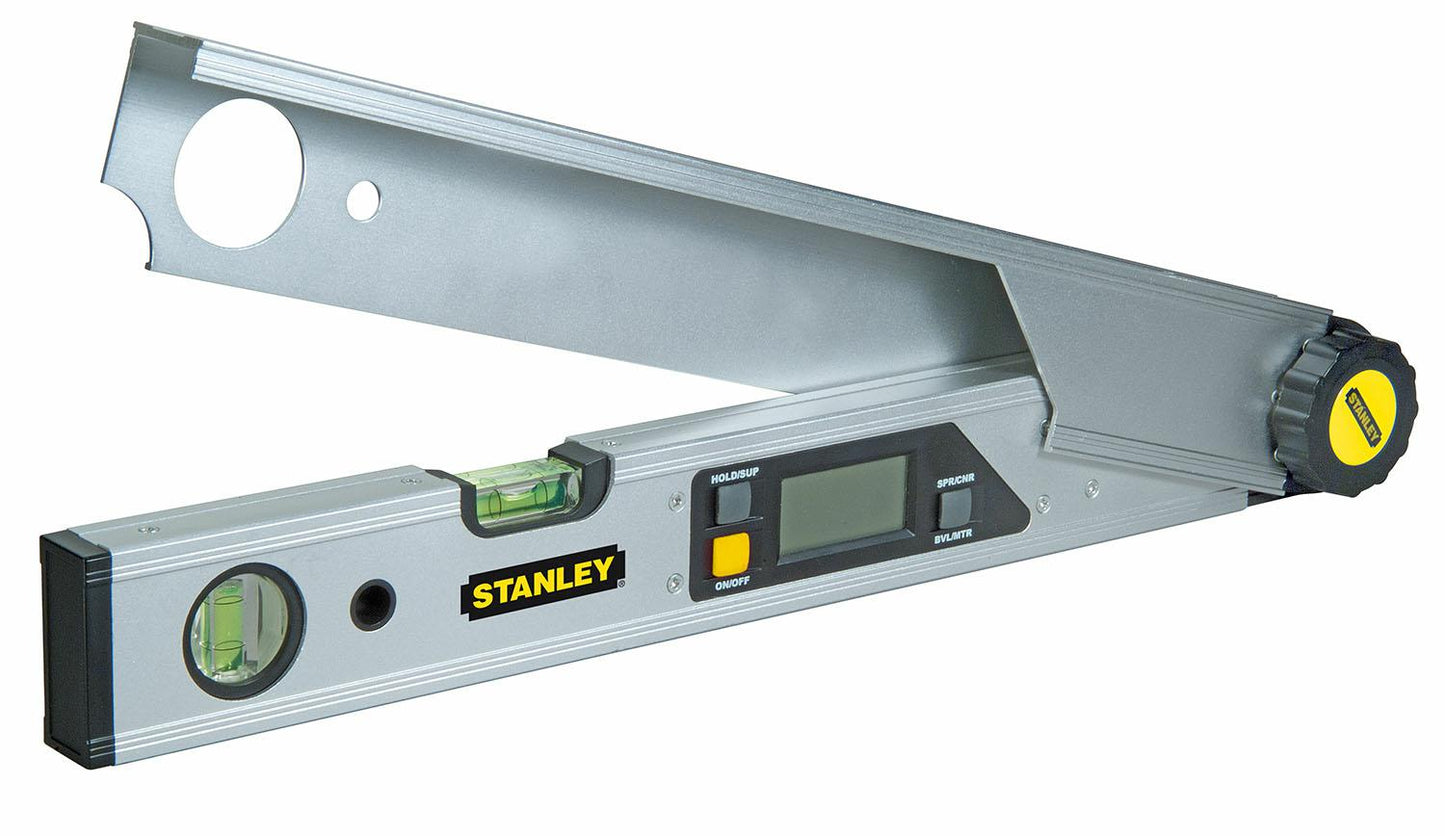 STANLEY FATMAX Nivel Digital y Medidor de Ángulos de 40cm, Pantalla LCD, Precisión 0.1, Perfil de Aluminio, 0-42-087