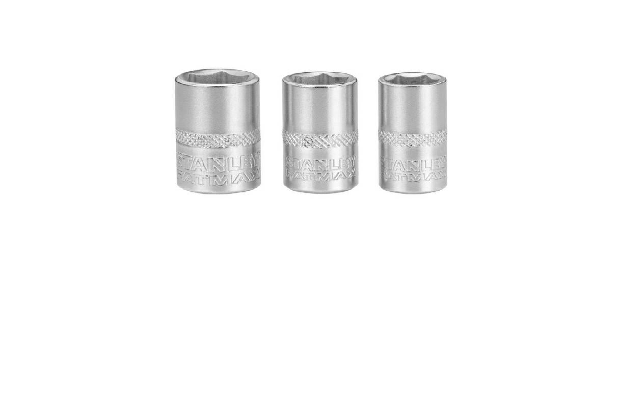 Stanley Juego de llaves de vaso de 1/2" 3 piezas 14/15/16 mm 6pk FM M-D, rueda