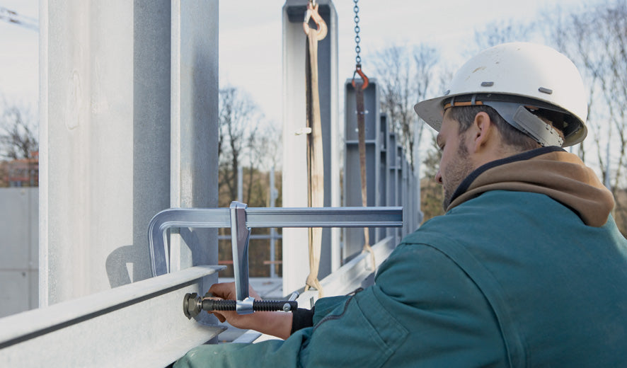 Bessey SG30M - Tornillo de apriete de acero forjado de alta potencia SGM 300 mm