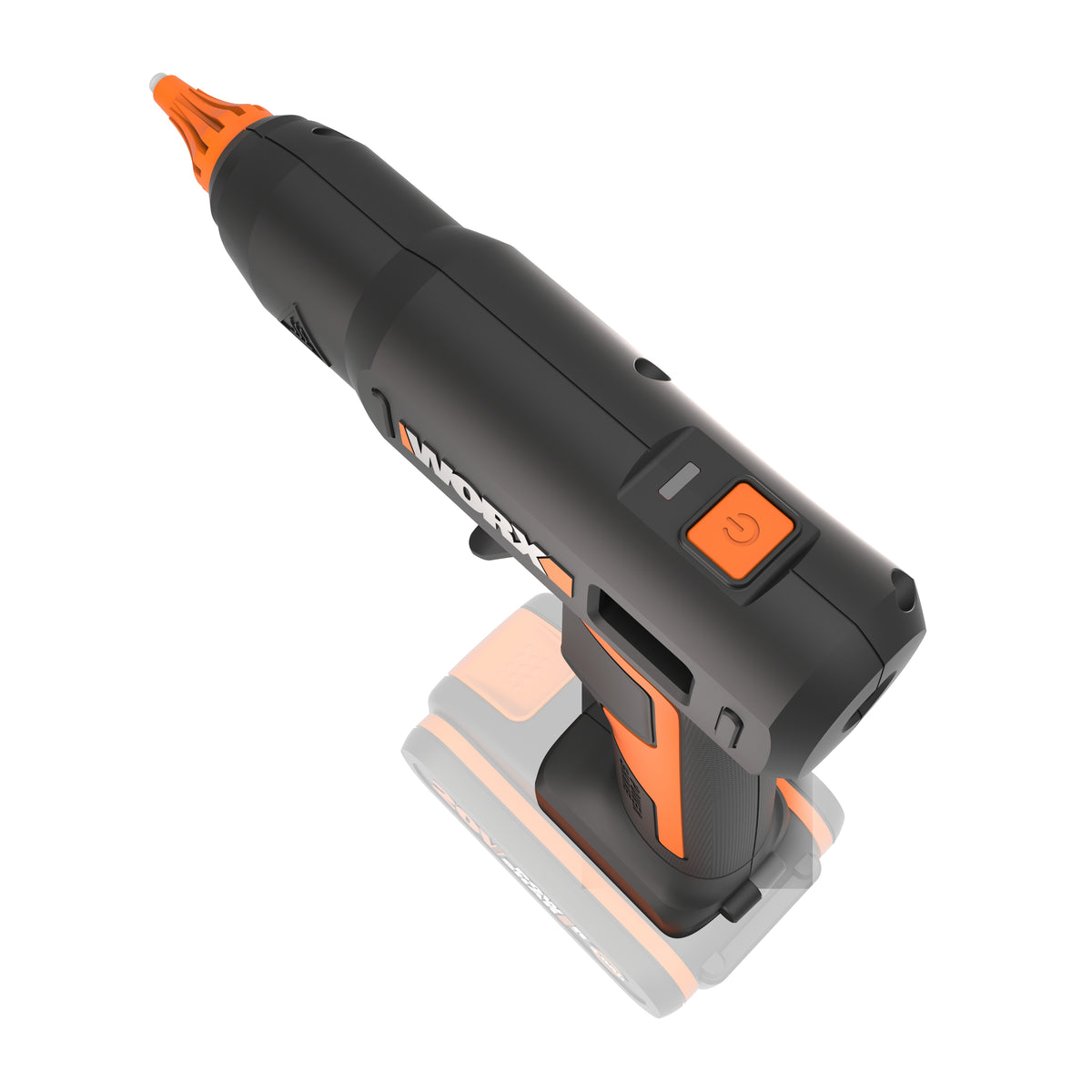 Worx WX045.9 - Pistola de silicona 20V (S/bat)
