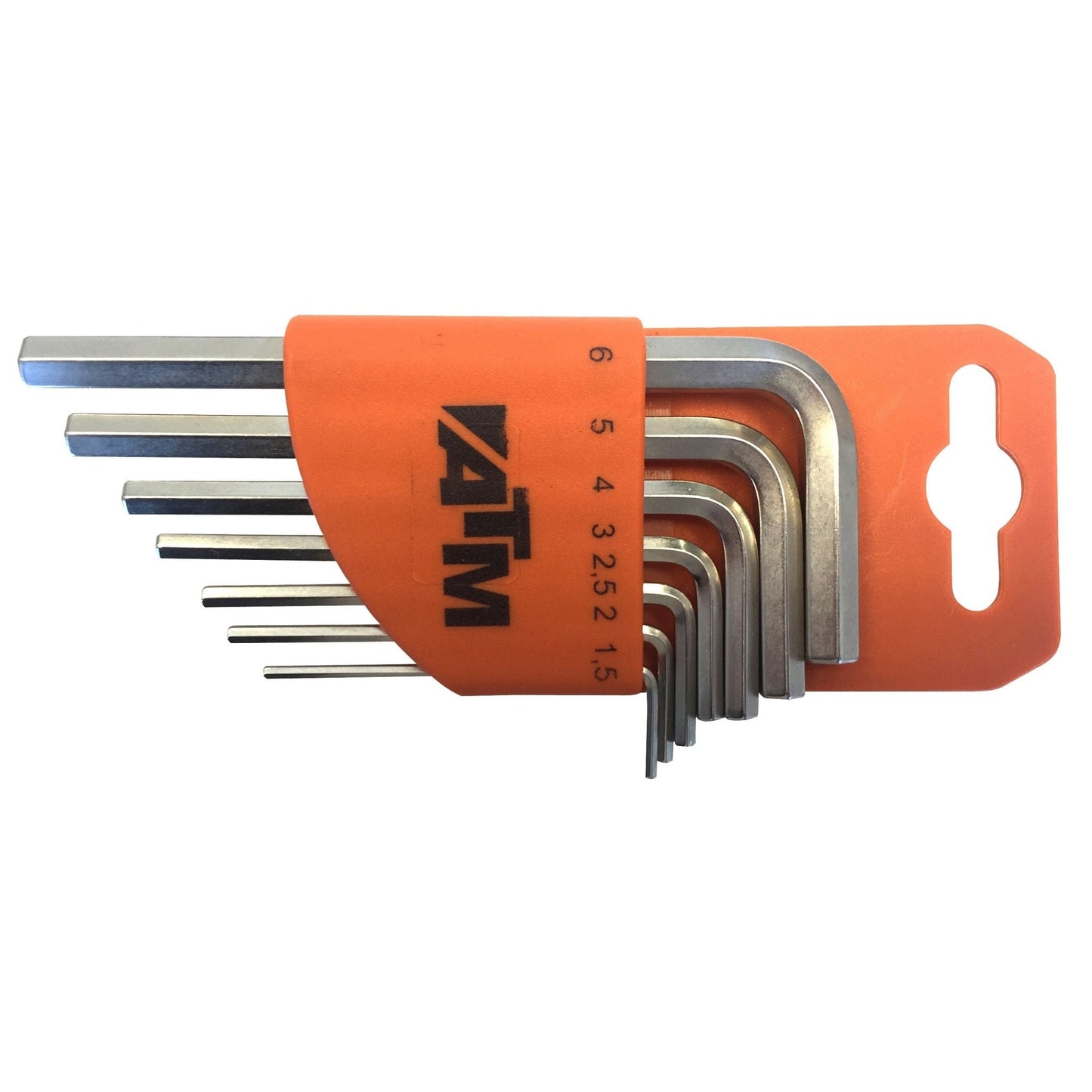 ATM Wrenches & Sockets A1001 - Set of 7 Allen keys (SW 1.5-6)