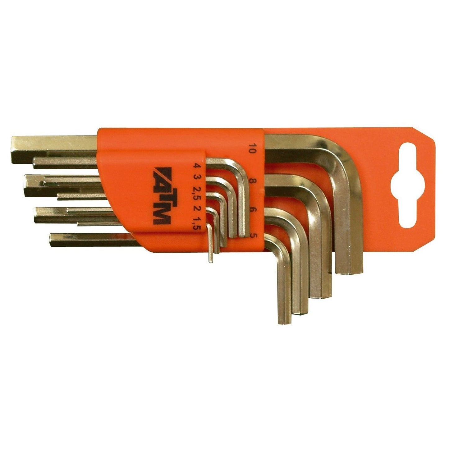 ATM Wrenches & Sockets A1002 - 9-piece Allen key set (SW 1.5-10)