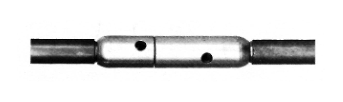 ATM Pasahilos 770002 - Empalme giratorio guía - guía para guía pasahilos de 9 mm (Rosca M12; Largo 80 mm) - Ferrotecnia