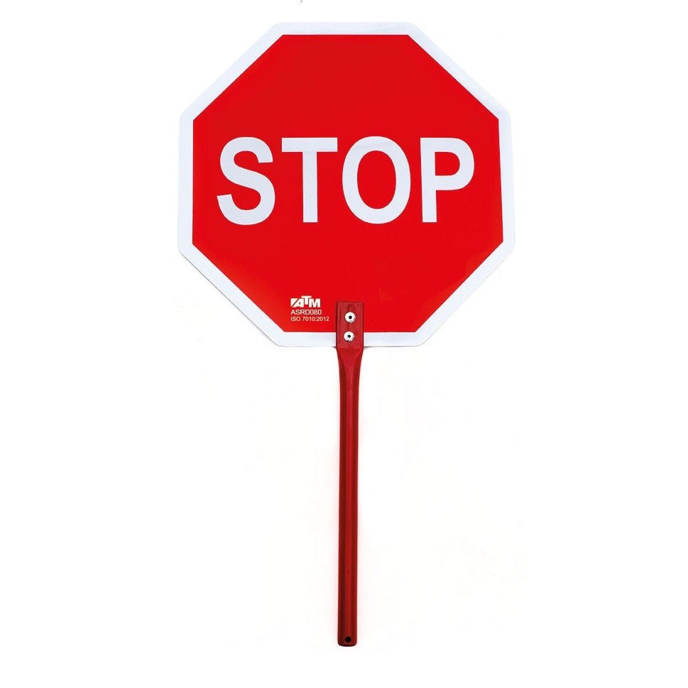 ATM Señalización ASRD080 - Señal STOP con mango metálico