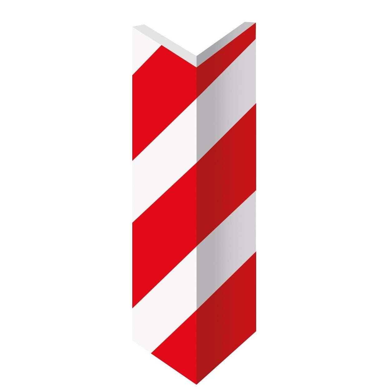 Signalisation ATM BA41006 - Coin en mousse autocollant blanc et rouge